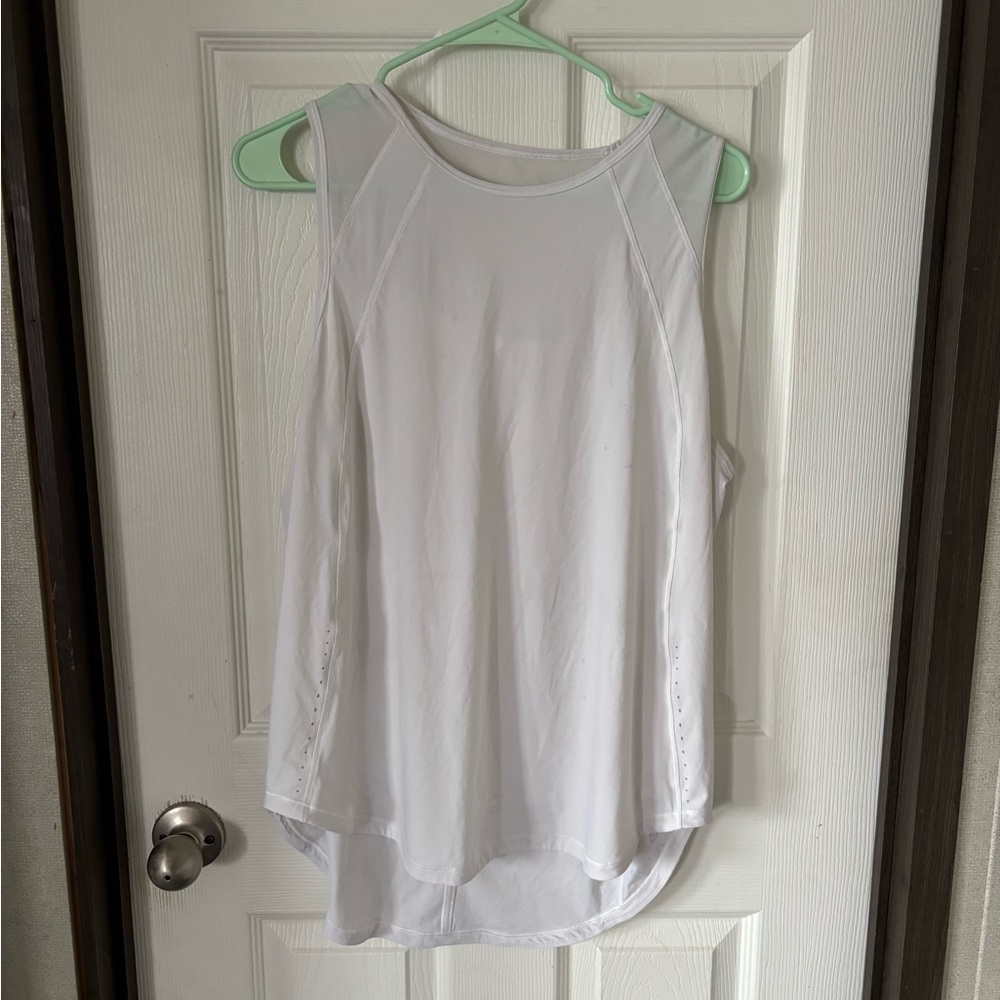 lululemon athletica White Sleeveless Performance Tank